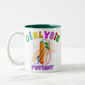 Dialyse T - Shirt und Geschenke Zweifarbige Tasse (Links)