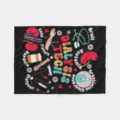 Dialyse Tech Dialysis Technician Apprecision Kid Fleecedecke (Vorderseite (Horizontal))