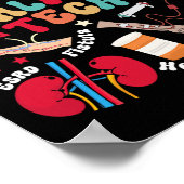 Dialyse Tech Dialysis Technician Apprecision Kid Poster (Ecke)