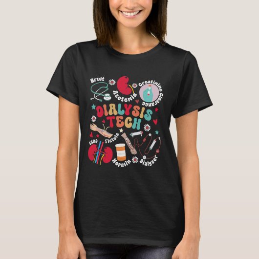 Dialyse Tech Dialysis Technician Apprecision Kid T-Shirt (Vorderseite)