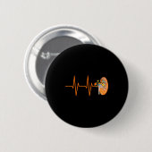 Dialyse Tech Nephrologie Krankenschwester Niere He Button (Vorne & Hinten)