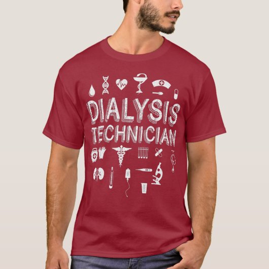 Dialyse Technician Life Job Nephrologie Tech T-Shirt (Vorderseite)