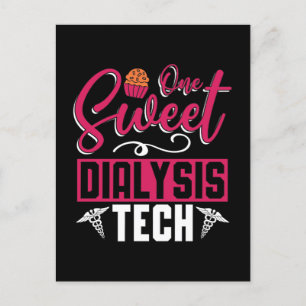 Dialyse Technician One Sweet Dialysis Tech Nurie Feiertagspostkarte