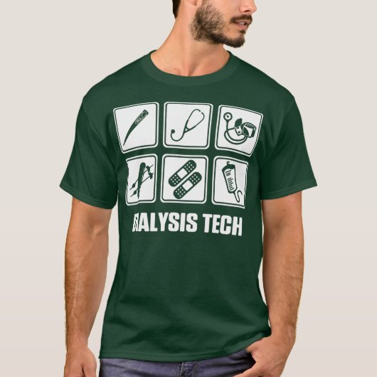 Dialyse Technician Techs Job Nephrologie Tech T-Shirt (Vorderseite)