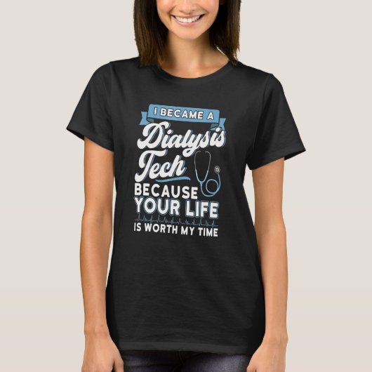 Dialyse Technisches Zubehör Tech Nephrologie 2 T-Shirt (Vorderseite)
