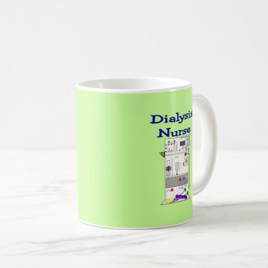 Dialysekrankenschwester-Geschenk-Einzigartiger Kaffeetasse (VorderseiteRechts)