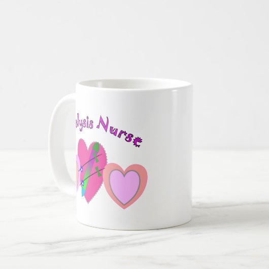 Dialysekrankenschwester-Geschenke Kaffeetasse (Vorderseite Links)