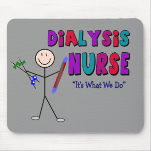 Dialysekrankenschwester-Stock-Personen-Entwurf Mousepad