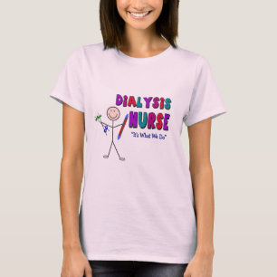 Dialysekrankenschwester-Stock-Personen-Entwurf T-Shirt