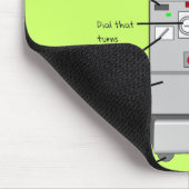Dialysekrankenschwester/Technologie-lustige Mousepad (Ecke)