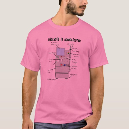 Dialysekrankenschwester/Technologie-lustige T-Shirt (Vorderseite)