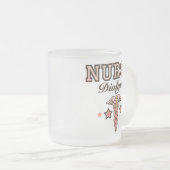 Dialysekrankenschwestercaduceus-Tasse Mattglastasse (VorderseiteRechts)