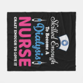 Dialysenotierungen Fleecedecke (Vorderseite (Horizontal))