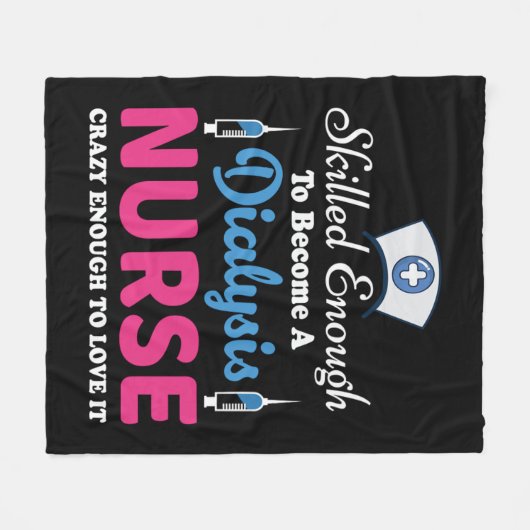 Dialysenotierungen Fleecedecke (Vorderseite (Horizontal))