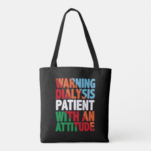 Dialysepatient mit einer Einstellung 4 Tasche (Rückseite)