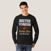 Dialysetechniker 1 ml Nephrologie Tech 1 T-Shirt (Vorne ganz)