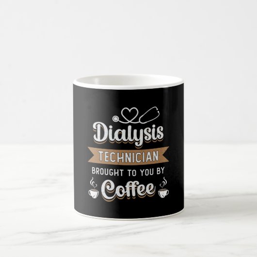 Dialysetechniker Broschüre Kaffee Nephrologie Tech Kaffeetasse (Mittel)