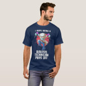 Dialysetechniker entschädigen die Nephrologie Tech T-Shirt (Vorne ganz)