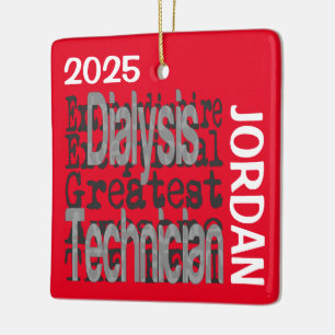 Dialysetechniker Extraordinaire CUSTOM Keramikornament