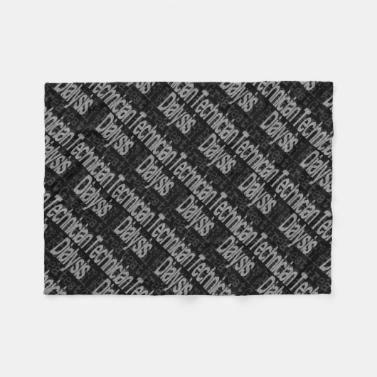 Dialysetechniker Extraordinator Fleecedecke (Vorderseite (Horizontal))