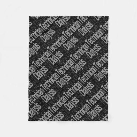 Dialysetechniker Extraordinator Fleecedecke (Vorderseite)