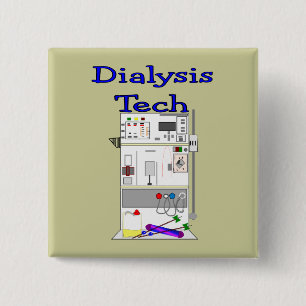 Dialysetechniker--Fresenius Maschinen-Entwurf Button