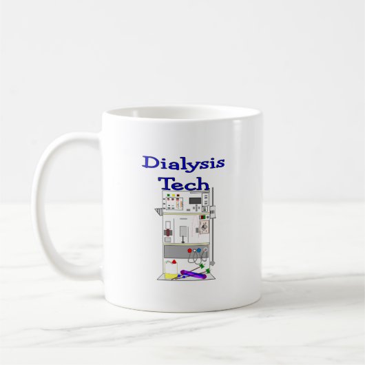 Dialysetechniker--Fresenius Maschinen-Entwurf Kaffeetasse (Links)