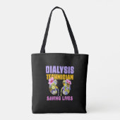 Dialysetechniker-Geschenke - Nephrologe Shirt Tasche (Rückseite)