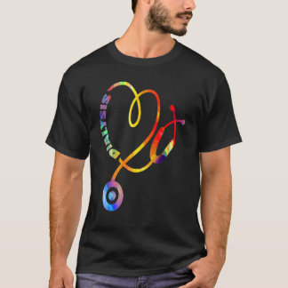 Dialysetechniker Krankenschwester Niere Herzschlag T-Shirt