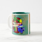Dialysetechniker-Kunst-Geschenke Zweifarbige Tasse (Vorderseite Links)