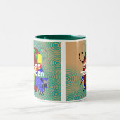 Dialysetechniker-Kunst-Geschenke Zweifarbige Tasse (Mittel)