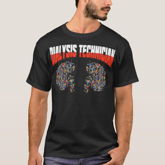 Dialysetechniker Leckerei Nierennephrologie Tech T-Shirt (Vorderseite)
