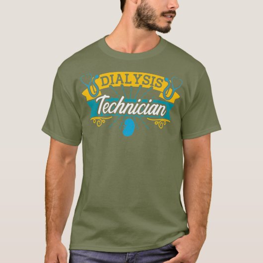 Dialysetechniker Nephrologie erfolgreich Tech T-Shirt (Vorderseite)