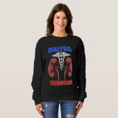 Dialysetechniker Nephrologie Nephrologie Tech Sweatshirt (Vorne ganz)