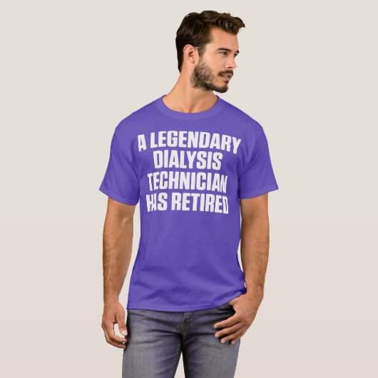 Dialysetechniker Nephrologie T-Shirt (Vorne ganz)