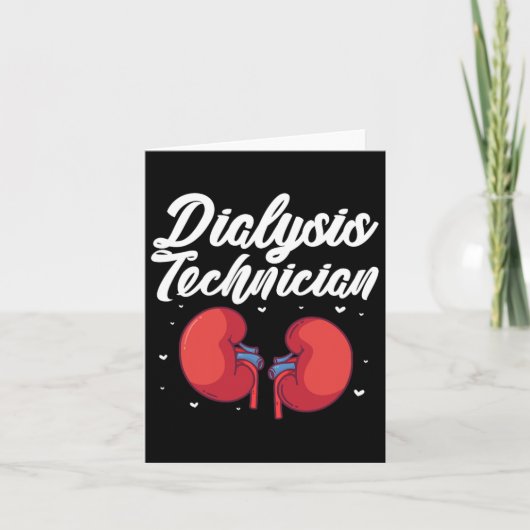Dialysetechniker Nephrologie Tech Hämodia Karte (Vorderseite)
