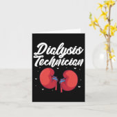 Dialysetechniker Nephrologie Tech Hämodia Karte (Gelbe Blume)