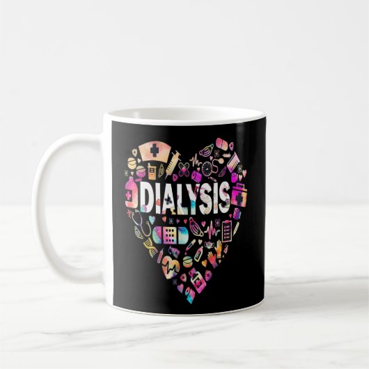 Dialysetechniker Nephrologie Tech Kaffeetasse (Links)