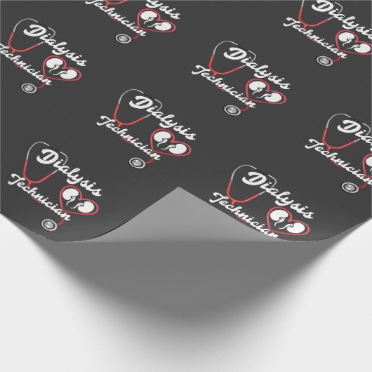 Dialysetechniker Nephrologie Tech Nury Geschenkpapier (Ecke)