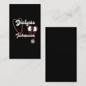 Dialysetechniker Nephrologie Tech Nury Visitenkarte (Vorne/Hinten)