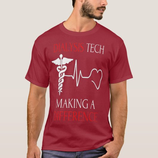 Dialysetechniker Nephrologie Tech T-Shirt (Vorderseite)