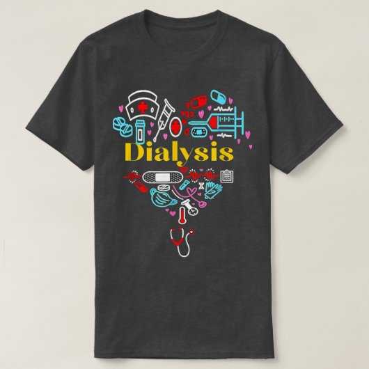 Dialysetechniker Nephrologie Weihnachten 202 T-Shirt (Design vorne)