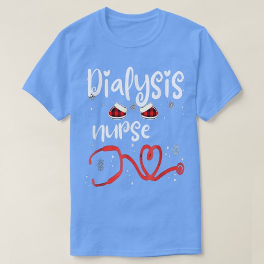 Dialysetechniker Nephrologie Weihnachten 202 T-Shirt (Design vorne)