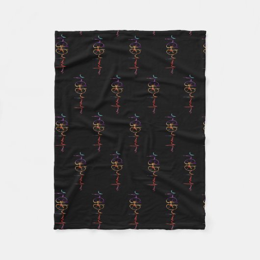 Dialysetechniker Nurse Niere Herzschlag Fleecedecke (Vorderseite)