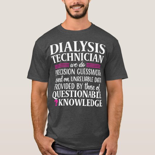 Dialysetechniker Tech Nephrologie Nephrologie Funn T-Shirt (Vorderseite)