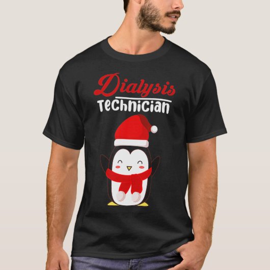 Dialysetechniker Transfusion Weihnachtsmann Tech T-Shirt (Vorderseite)