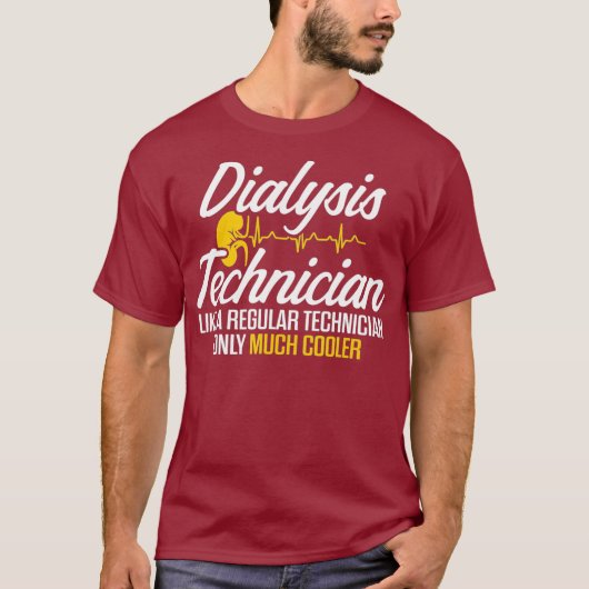 Dialysetechniker Viel Coole Nephrologie Tech T-Shirt (Vorderseite)