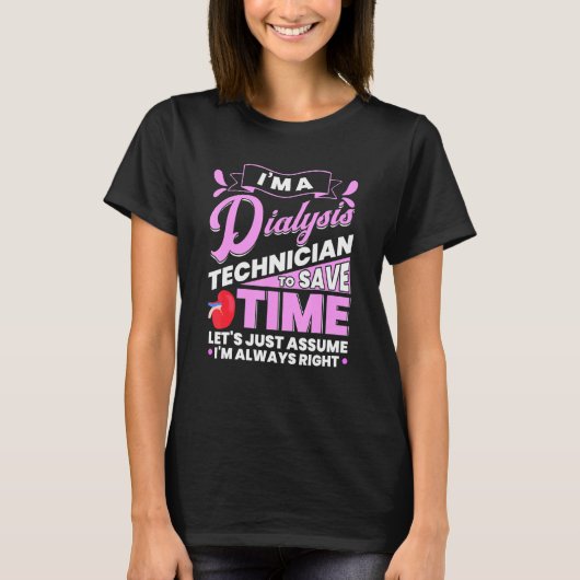 Dialysetechnisches Zubehör Tech Nephrologie 4 T-Shirt (Vorderseite)
