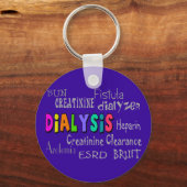 Dialyseterminologische Geschenke Schlüsselanhänger (Vorderseite)