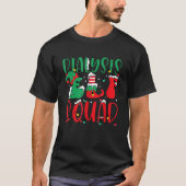 Dialysis ELF Squad Christmas Dialysis Holiday Nurs T-Shirt (Vorderseite)